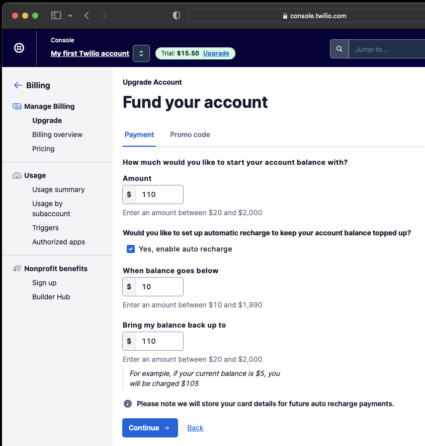 Fund Account